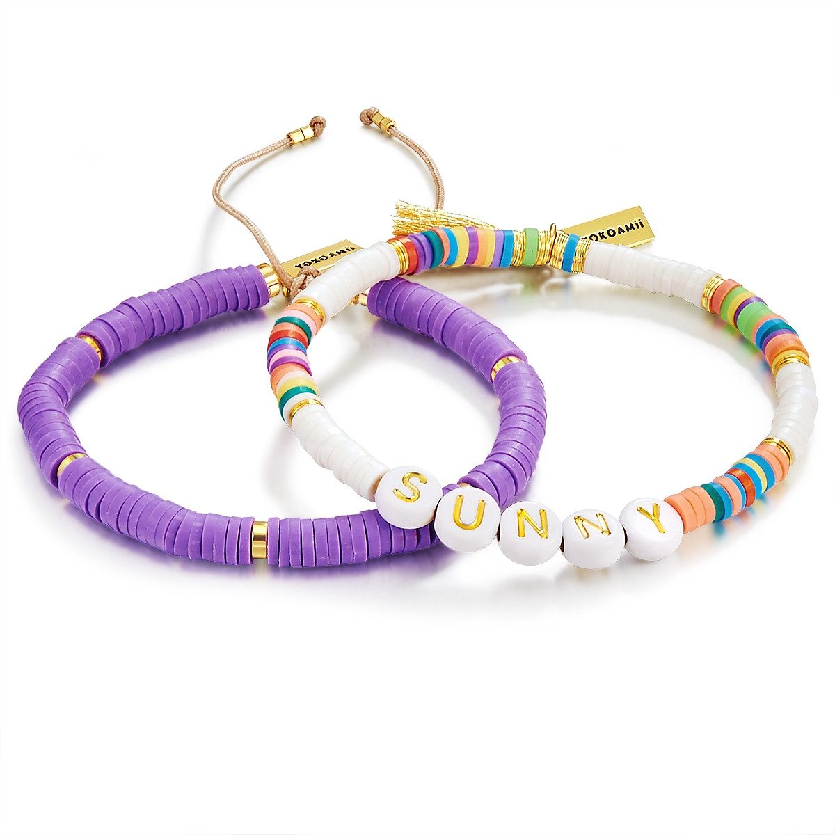 Yokoamii Perlenarmband Set: Y10 (2-tlg), 2er Set Armbänder