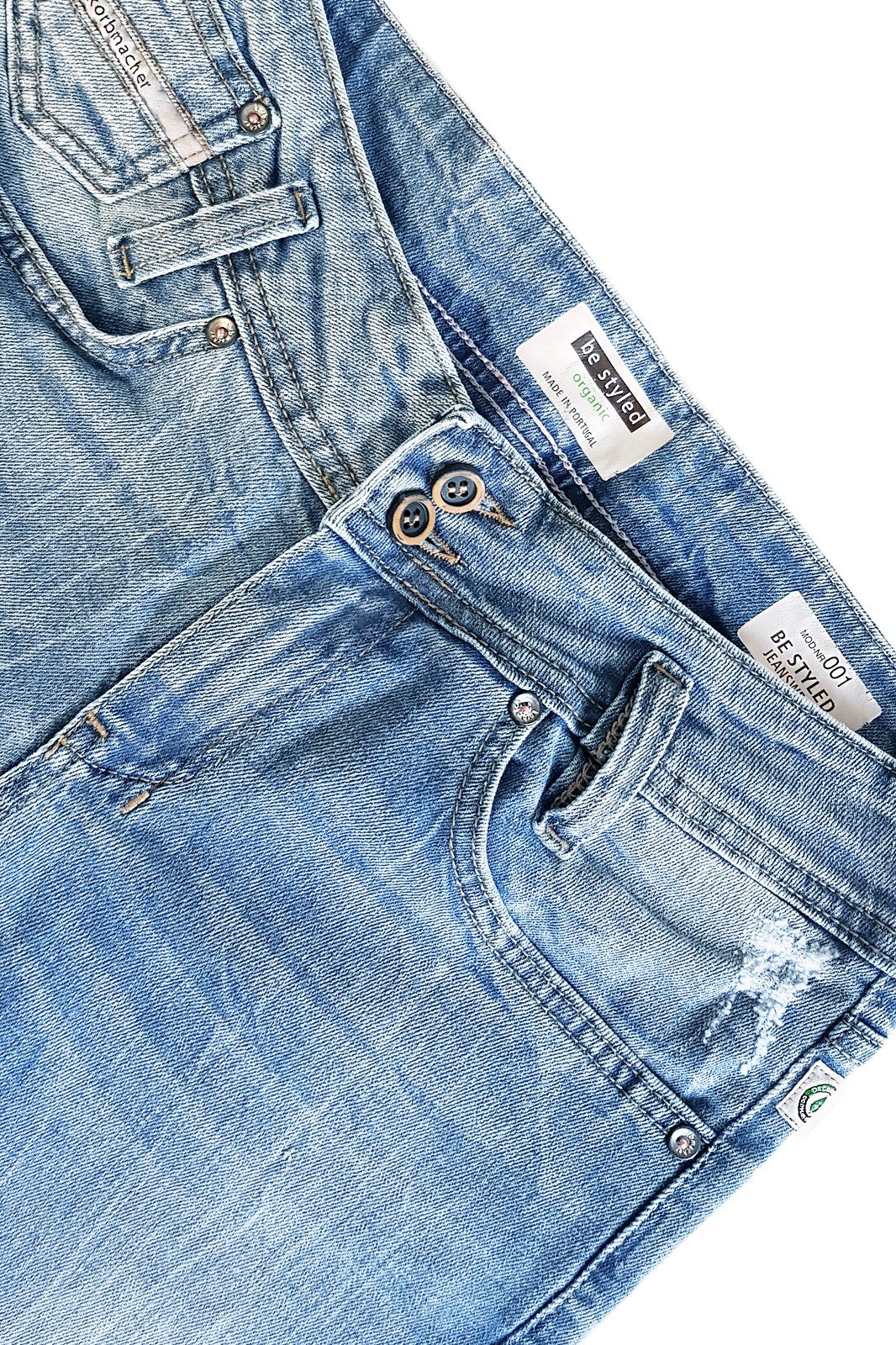 Röhrenjeans Premium Hüftjeans Hose Bio Organic Baumwolle - Damen - Bio_001a