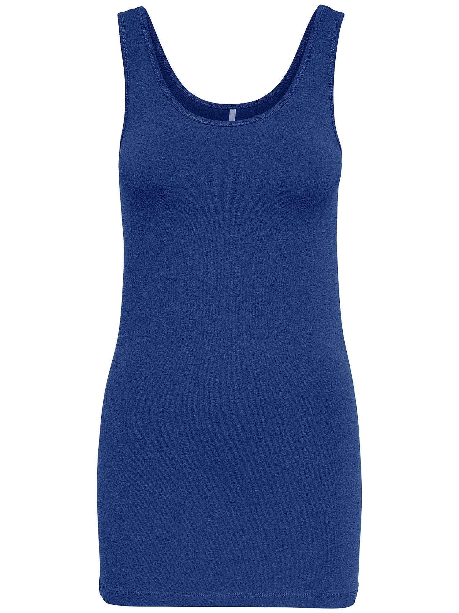 ONLY Tanktop Live Love (3-tlg) Lange Tops, elastische Baumwollqualität