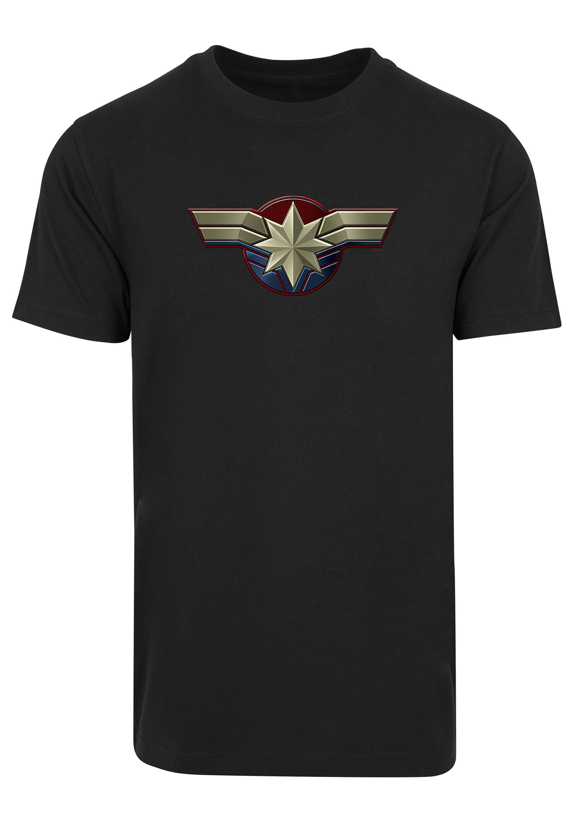 Print F4NT4STIC Marvel Marvel schwarz T-Shirt Chest Emblem Captain