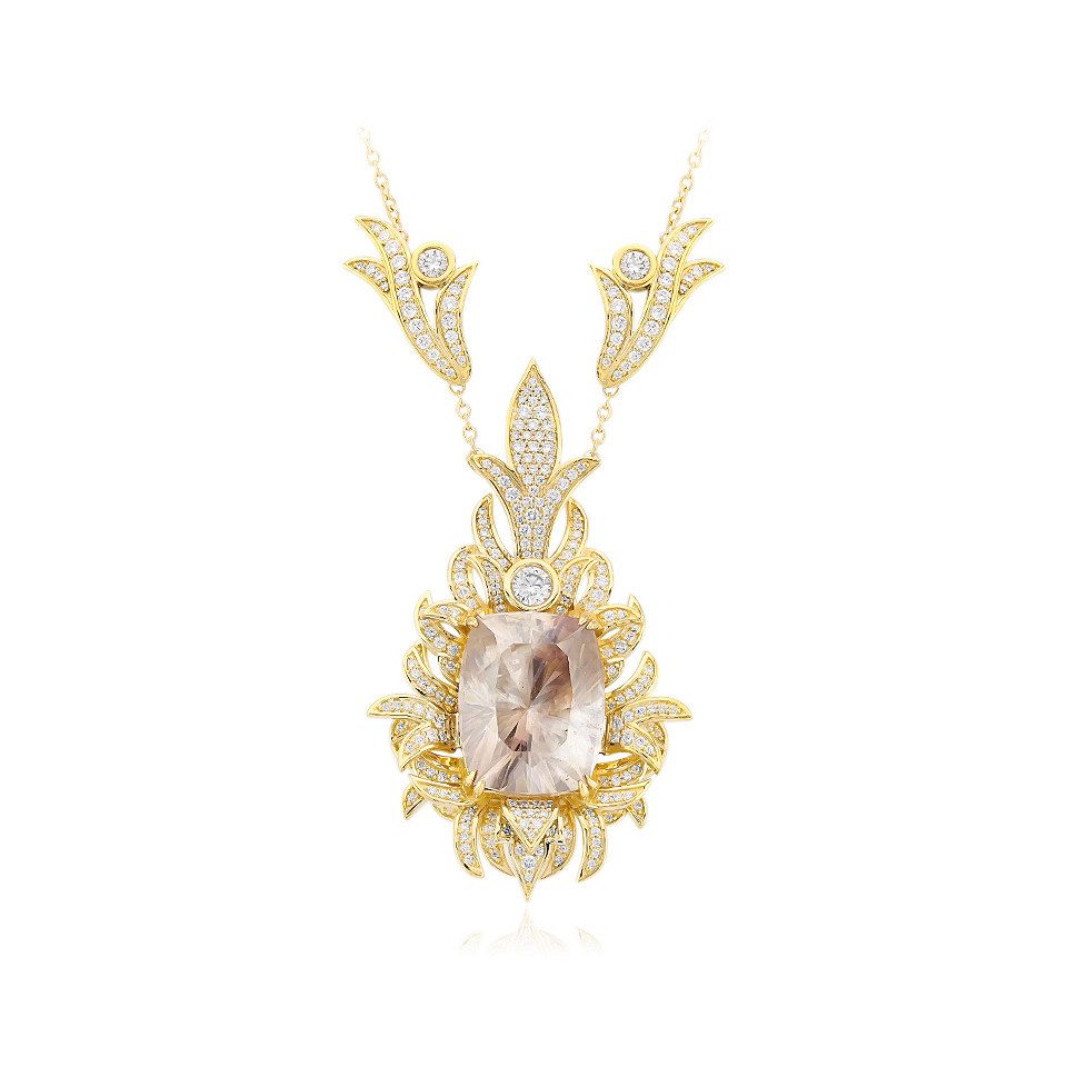 Cavill Goldkette Namibia Cerussit Gold Halskette, günstig online kaufen