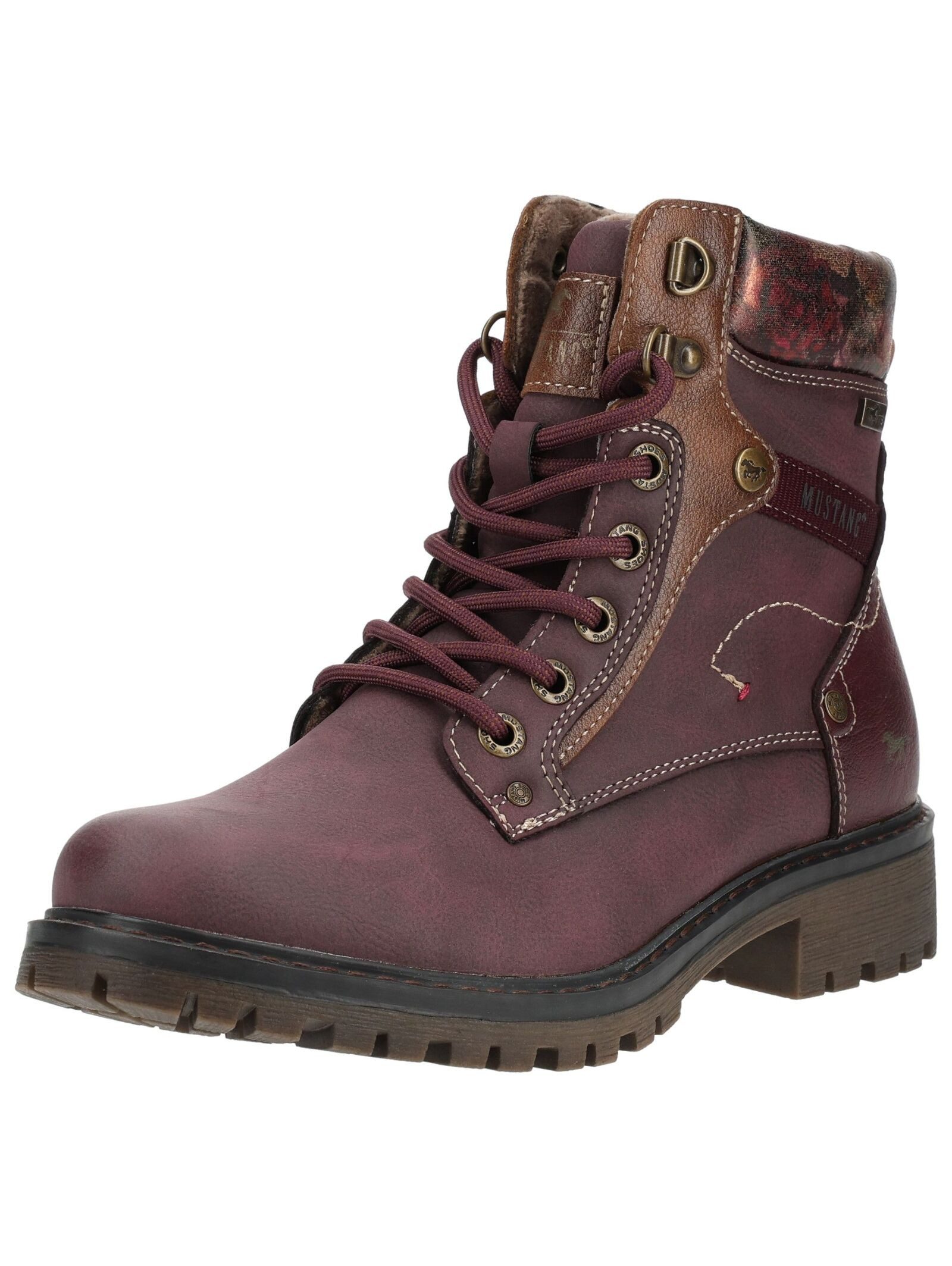 Mustang Shoes Mustang Shoes Stiefelette Lederimitat Schnürstiefelette