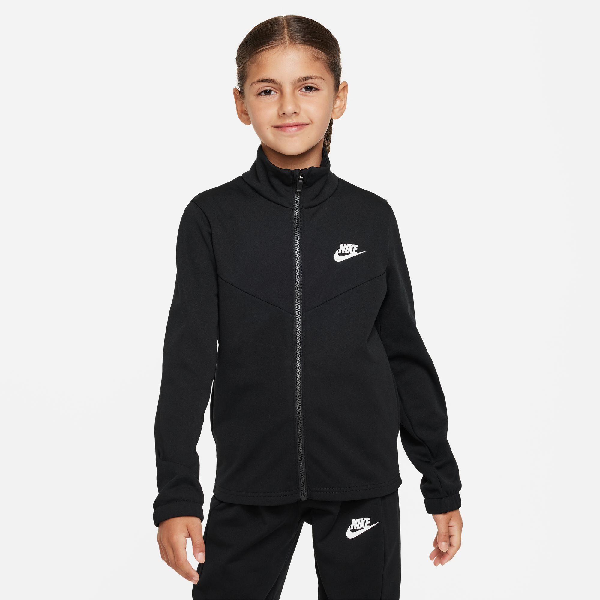 KIDS' Nike Trainingsanzug TRACKSUIT Sportswear BIG BLACK/BLACK/WHITE