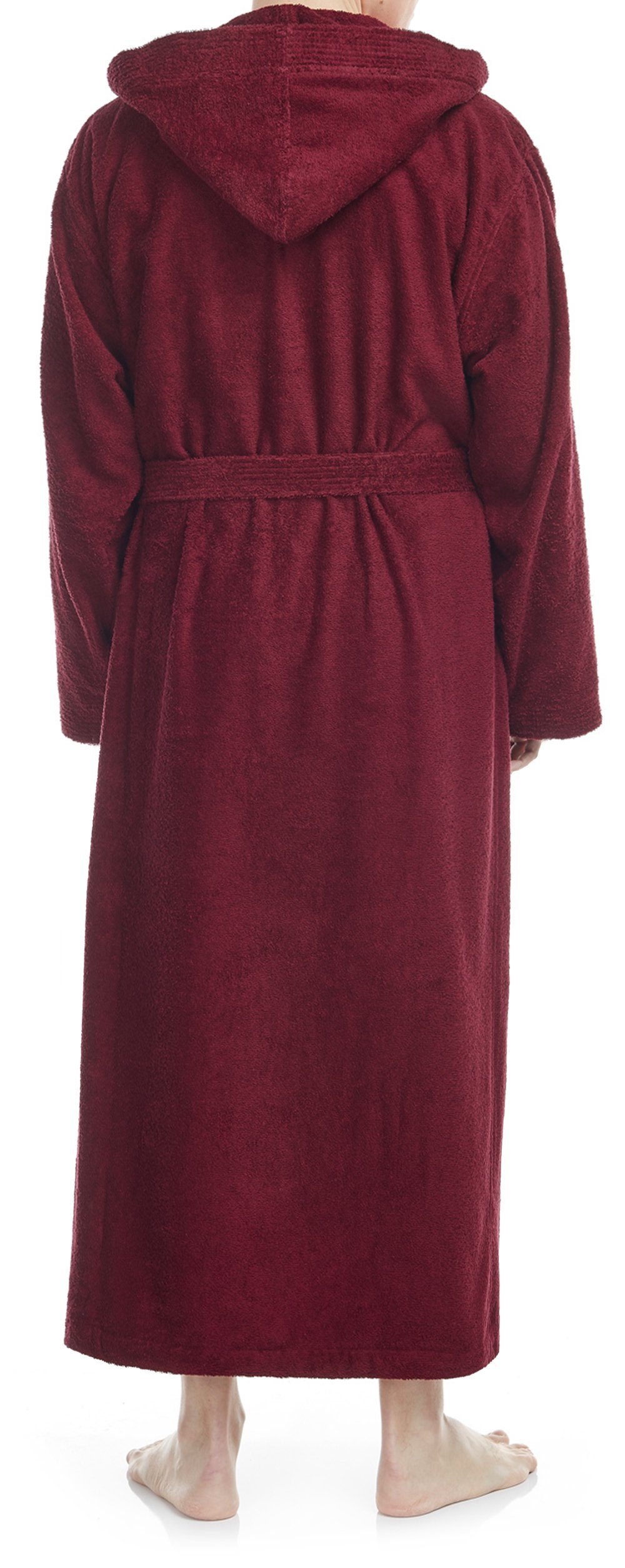 Arus Herrenbademantel mit Kapuze, 100% Baumwolle, günstig online kaufen