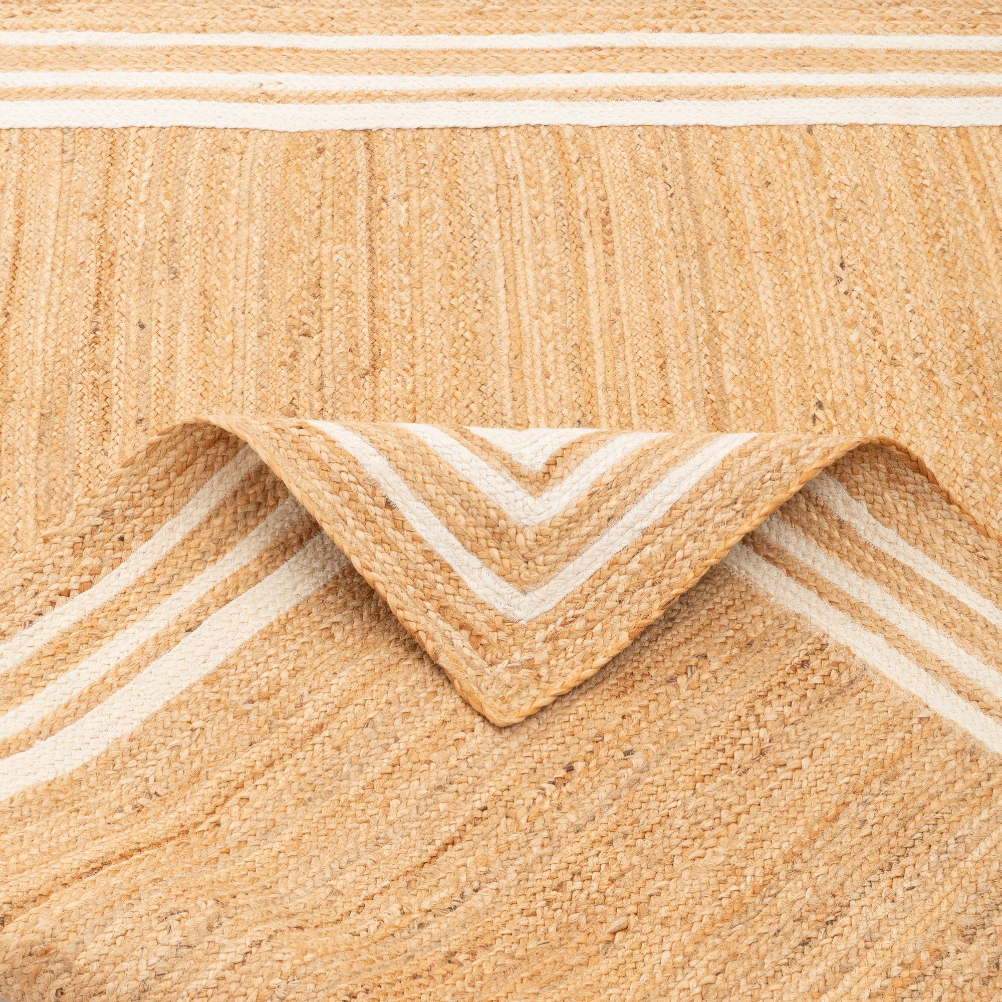 Pergamon Sisalteppich Naturfaser Teppich Jute Salsa Bordüre, Rechteckig, Höhe: 10 mm – Bild 4 von 5