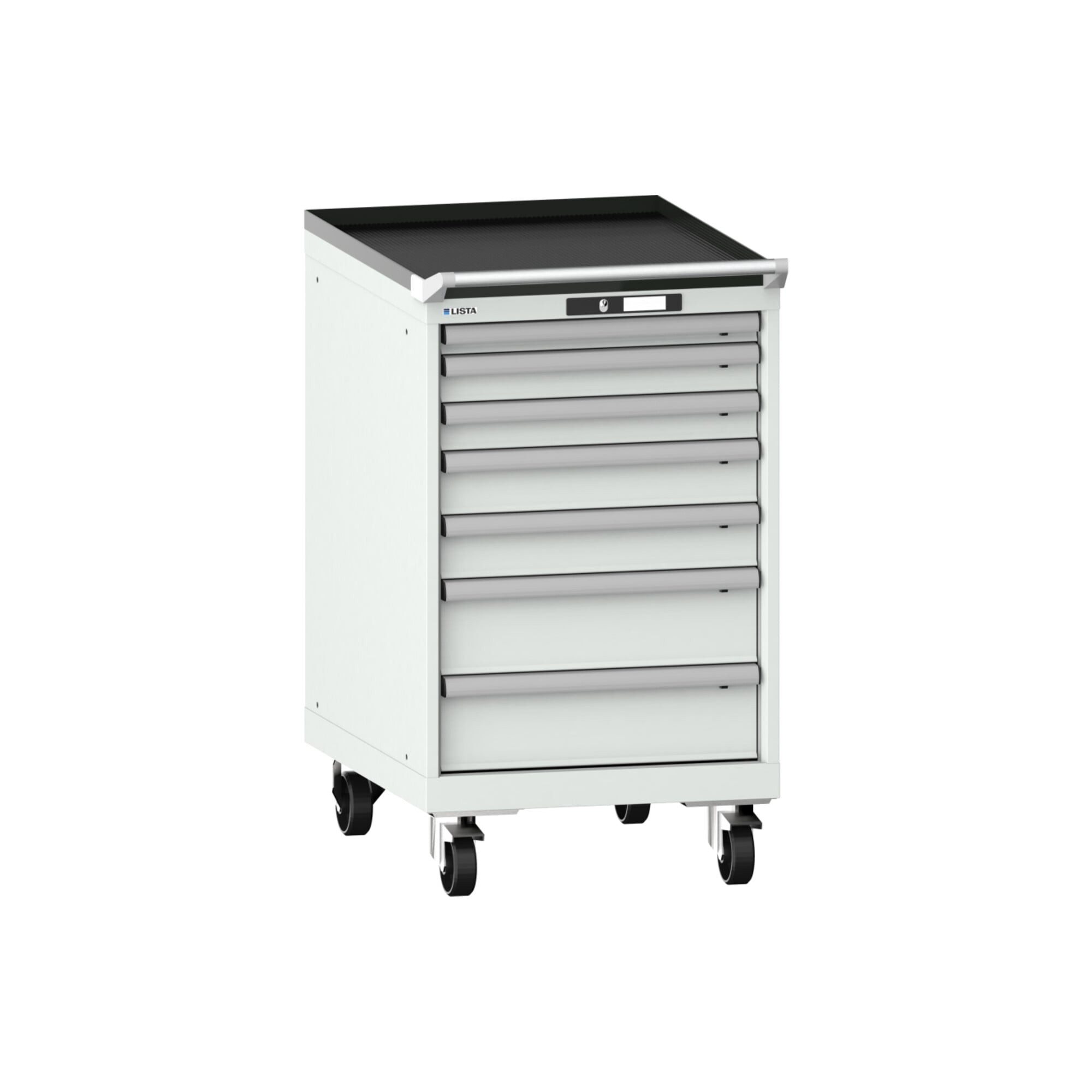 LISTA Werkzeugschrank Lista Schubladenschrank mobil 27x36E (BxTxH) 564x725x990mm KEY Lock R7