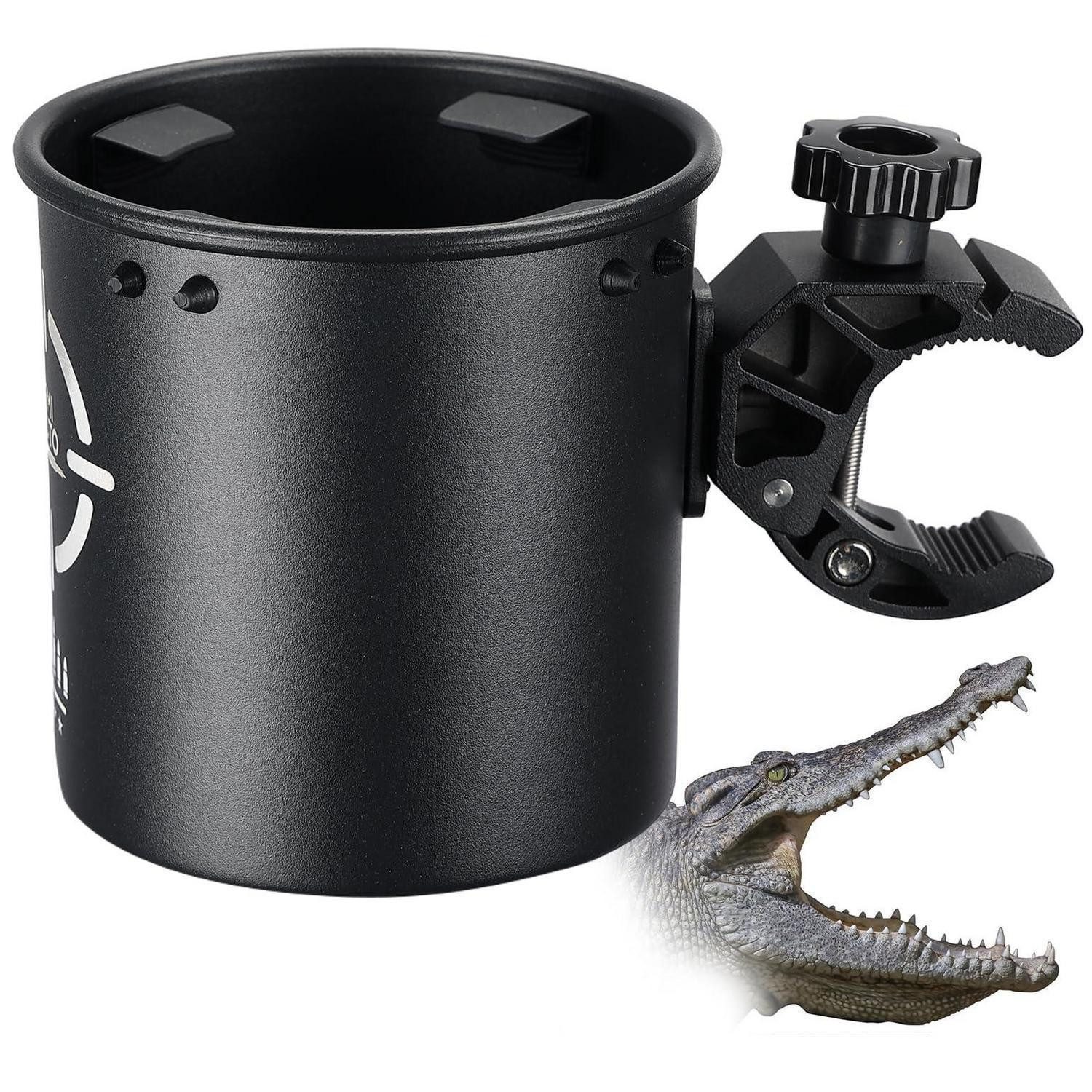 LuxusKollektion Becherhalter Getränkehalter Motorrad 15-38 mm Klemme 1000 ml Aluminium