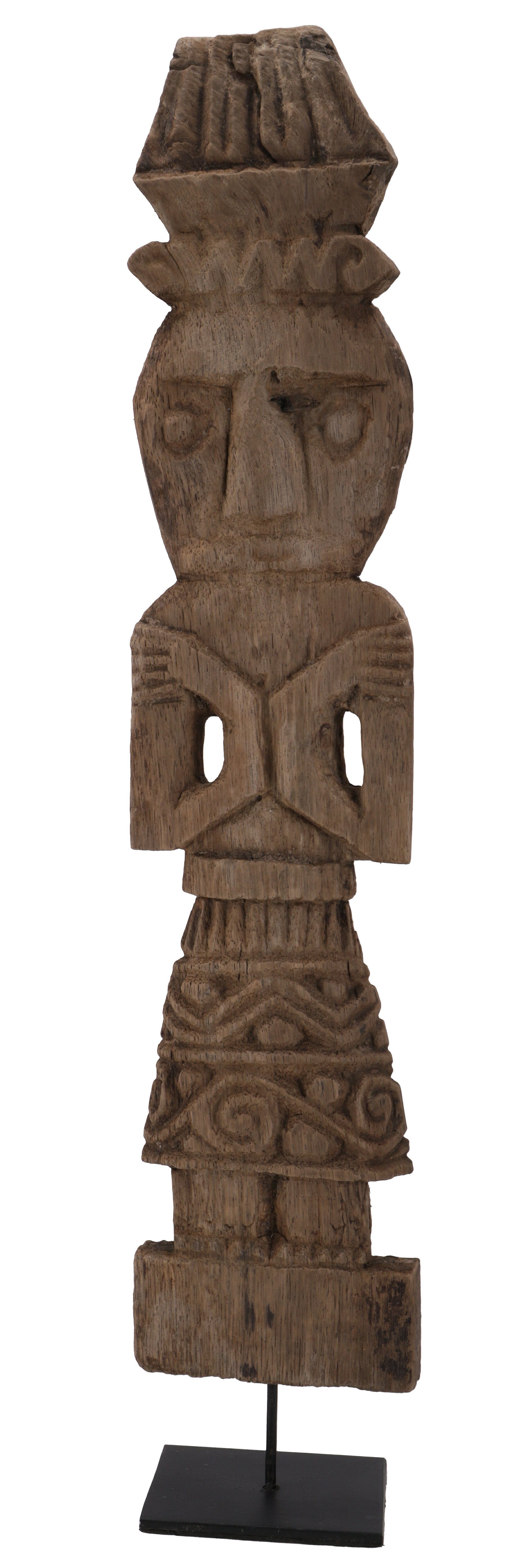 Skulptur, Holzfigur, im primitiv.. Schnitzerei Guru-Shop Dekofigur