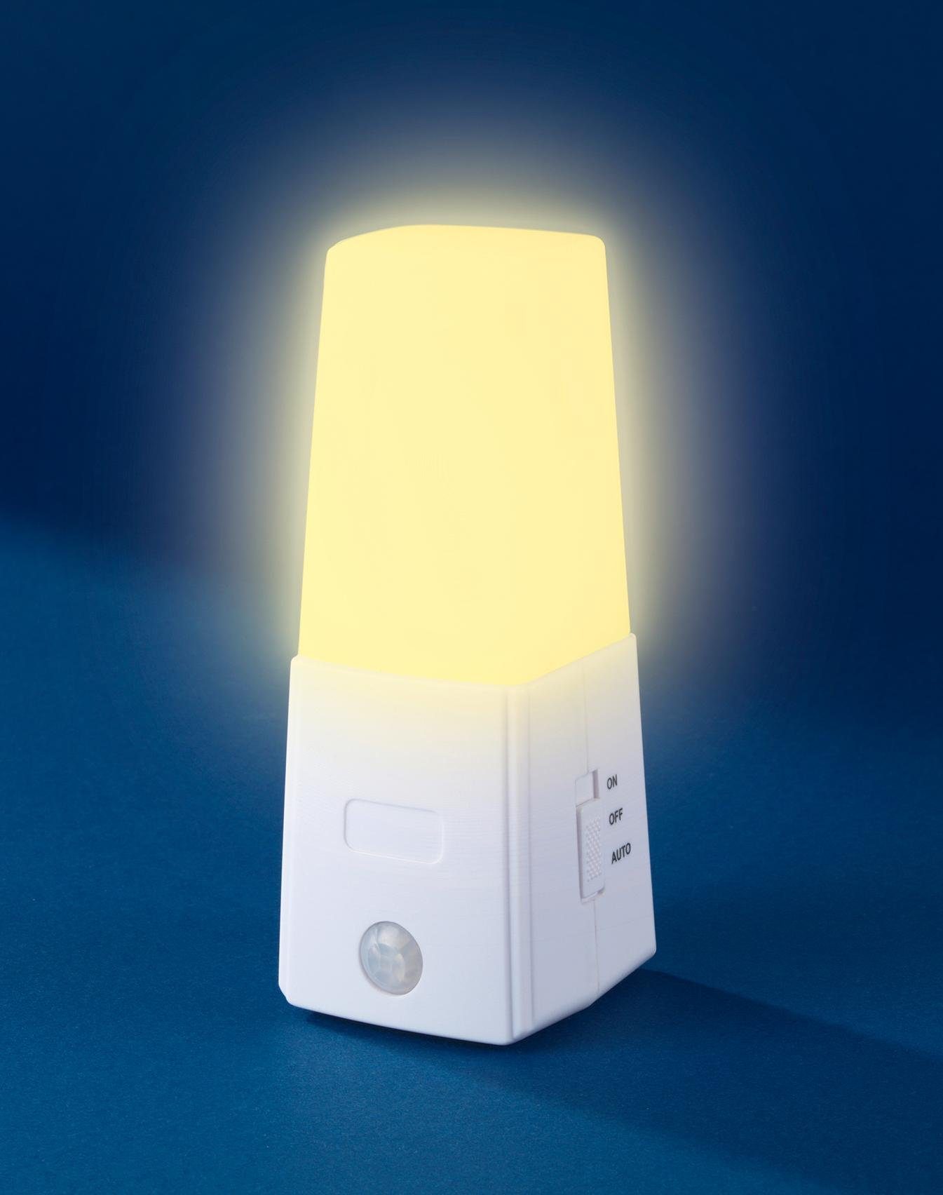 Unterbett-Leuchte integriert, LED WENKO mit fest Nachtlicht, LED Bewegungssensor