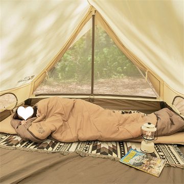 Dekorative Deckenschlafsack Mumienschlafsack, Winterschlafsack für Camping (1 tlg), Schlafsack für warmes Camping, Wandern, Outdoor-Reisen 2KG