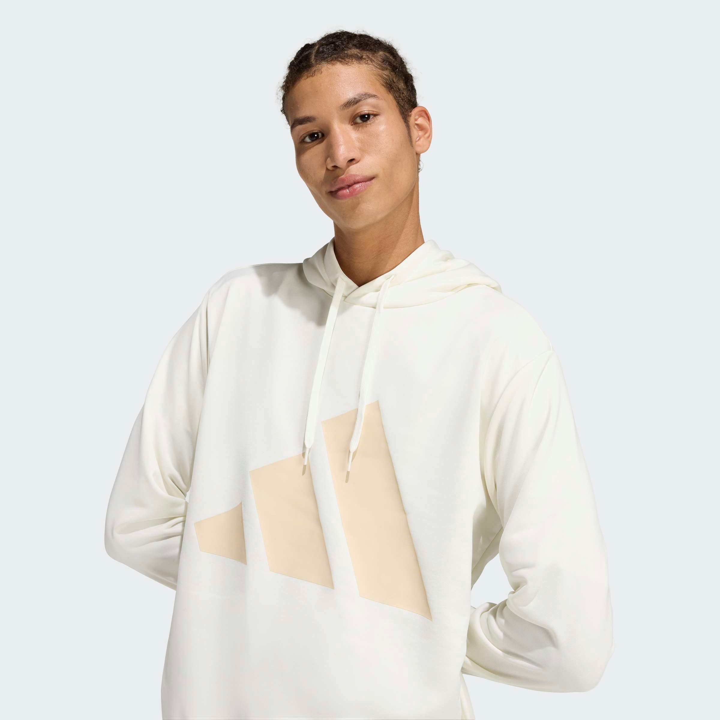 adidas Sportswear Trainingsanzug M BL FT HD TS (2-tlg), zweiteiliges Set aus Hose und Hoodie