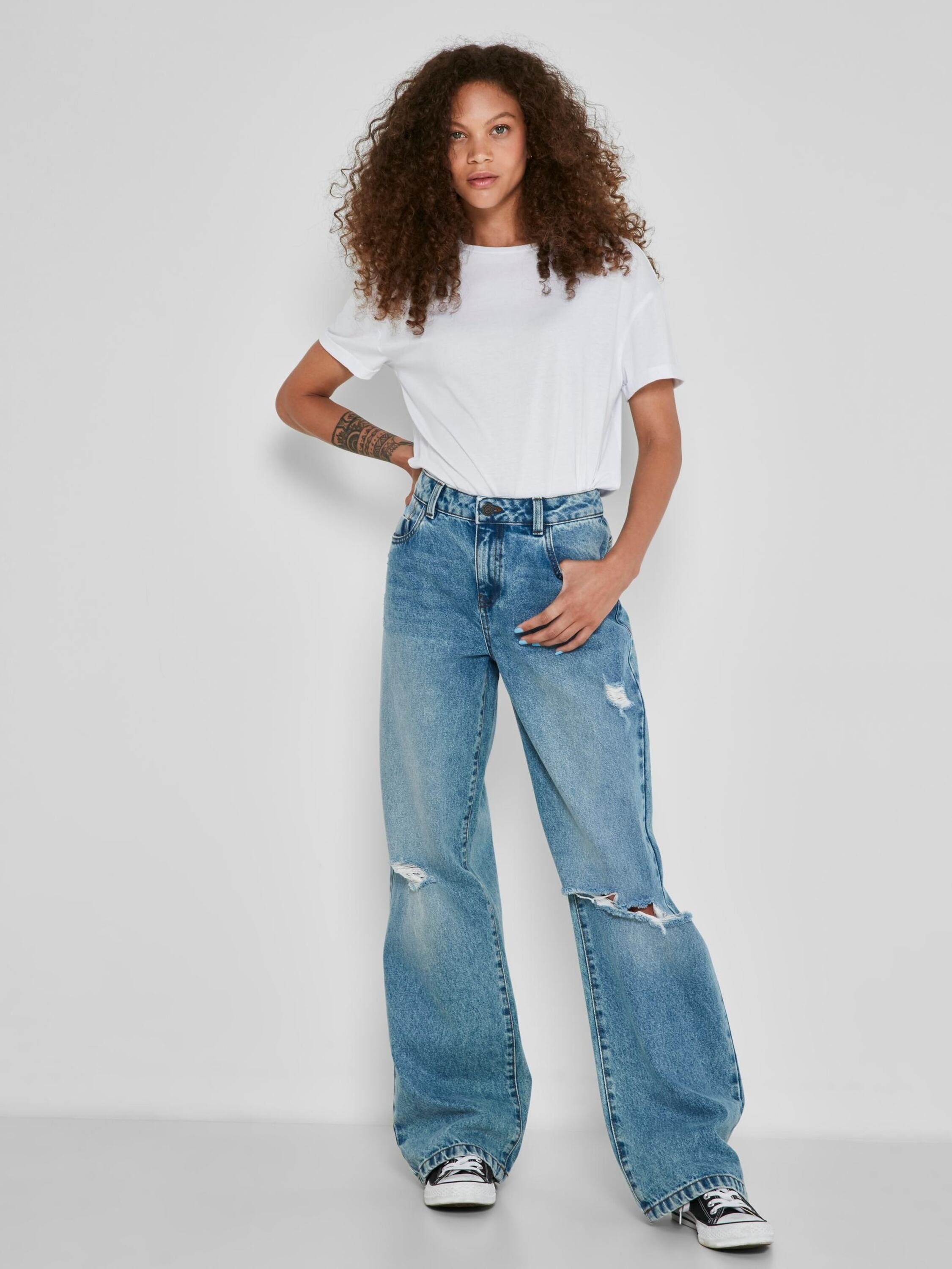 (1-tlg) Jeans Weite Noisy Amanda Detail Weiteres may