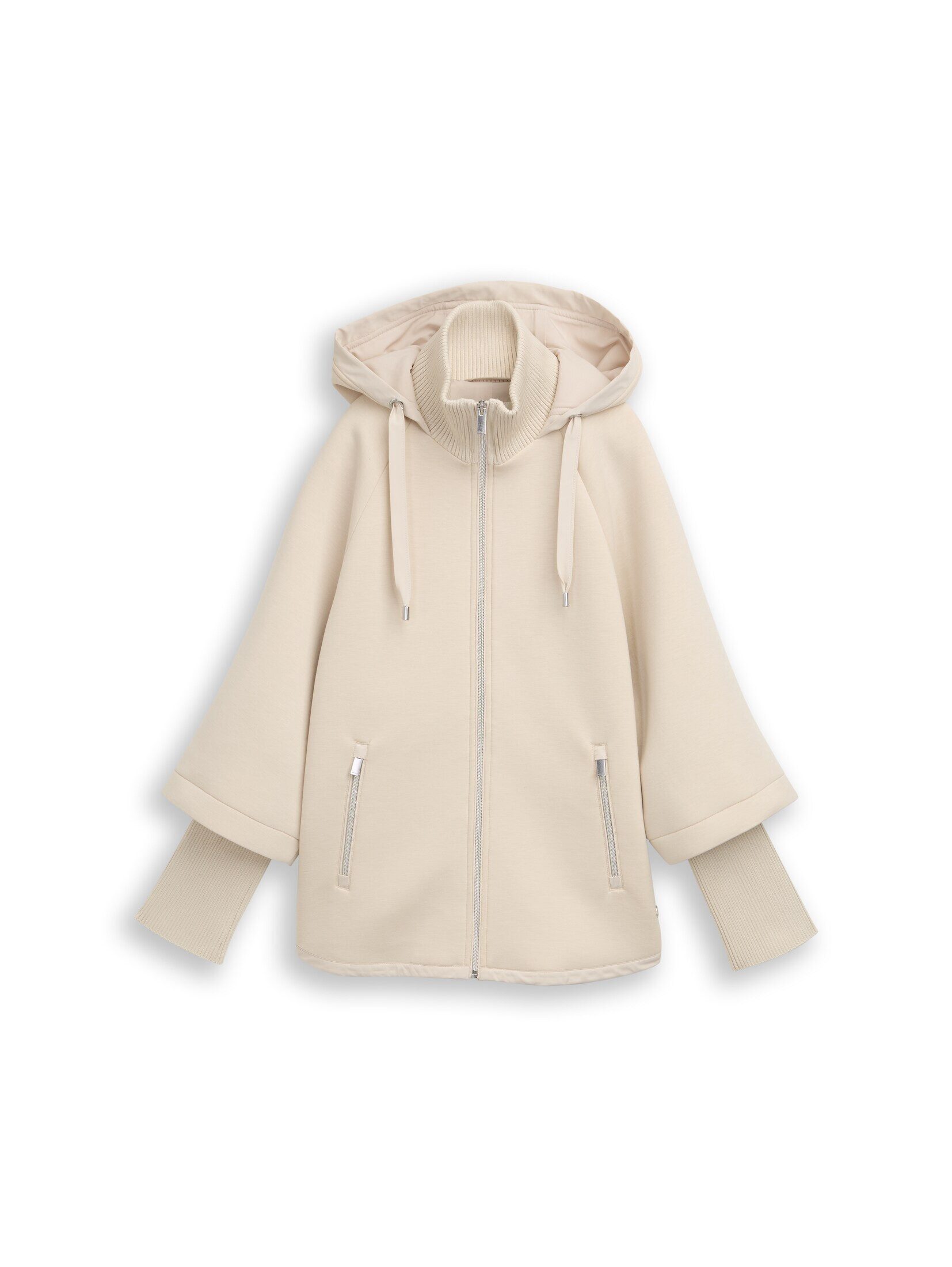 TOM TAILOR Sommerjacke Jacken Scuba Cape Jacke mit Kapuze günstig online kaufen