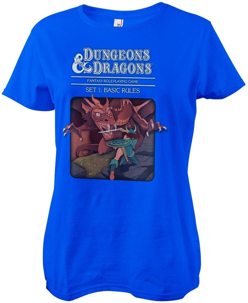 DUNGEONS & DRAGONS T-Shirt D&D Set 1 - Basic Rules Girly Tee