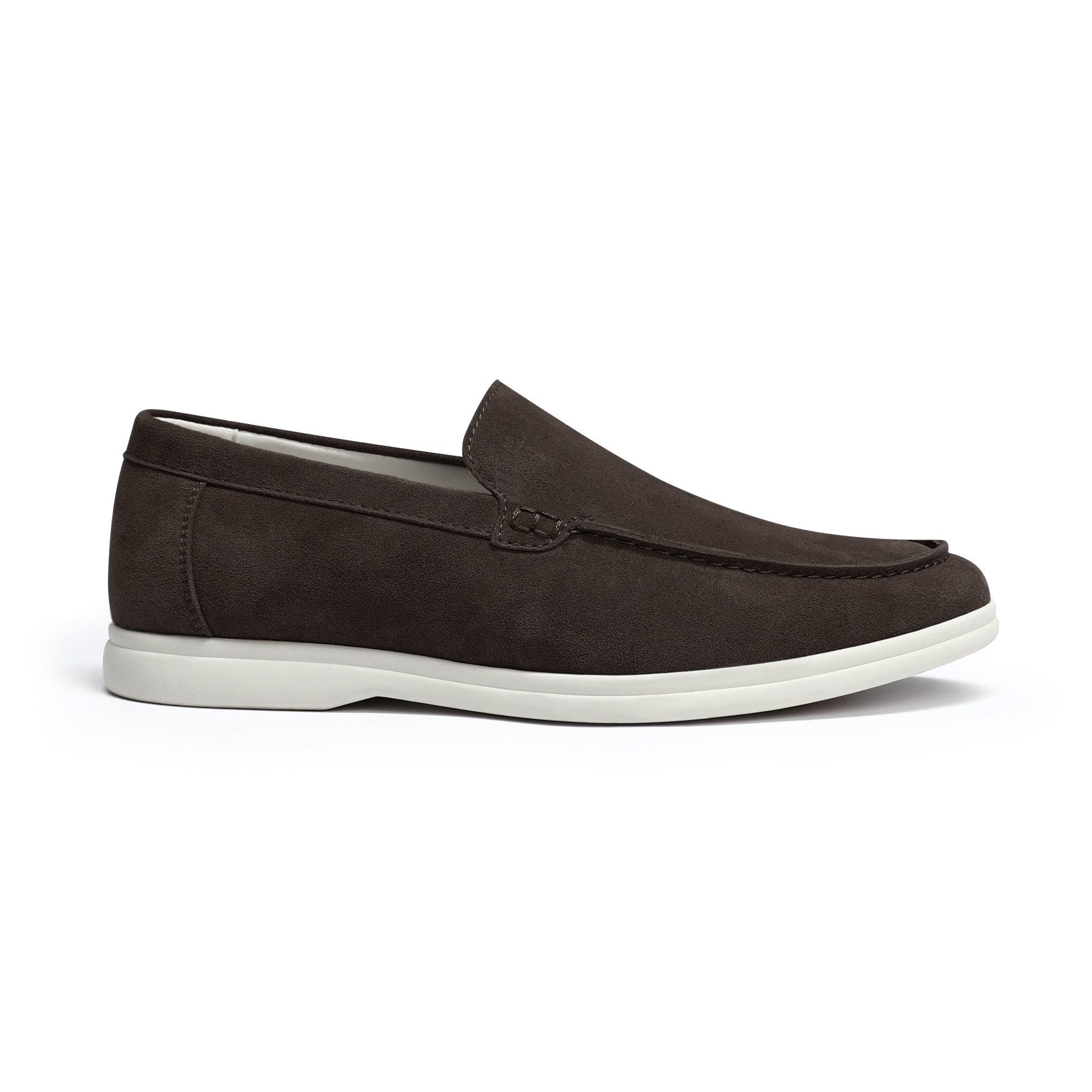 Allthemen Loafer aus Wildlederoptik Mokassins Herren Slipper casual Halbschuh – Bild 4 von 5