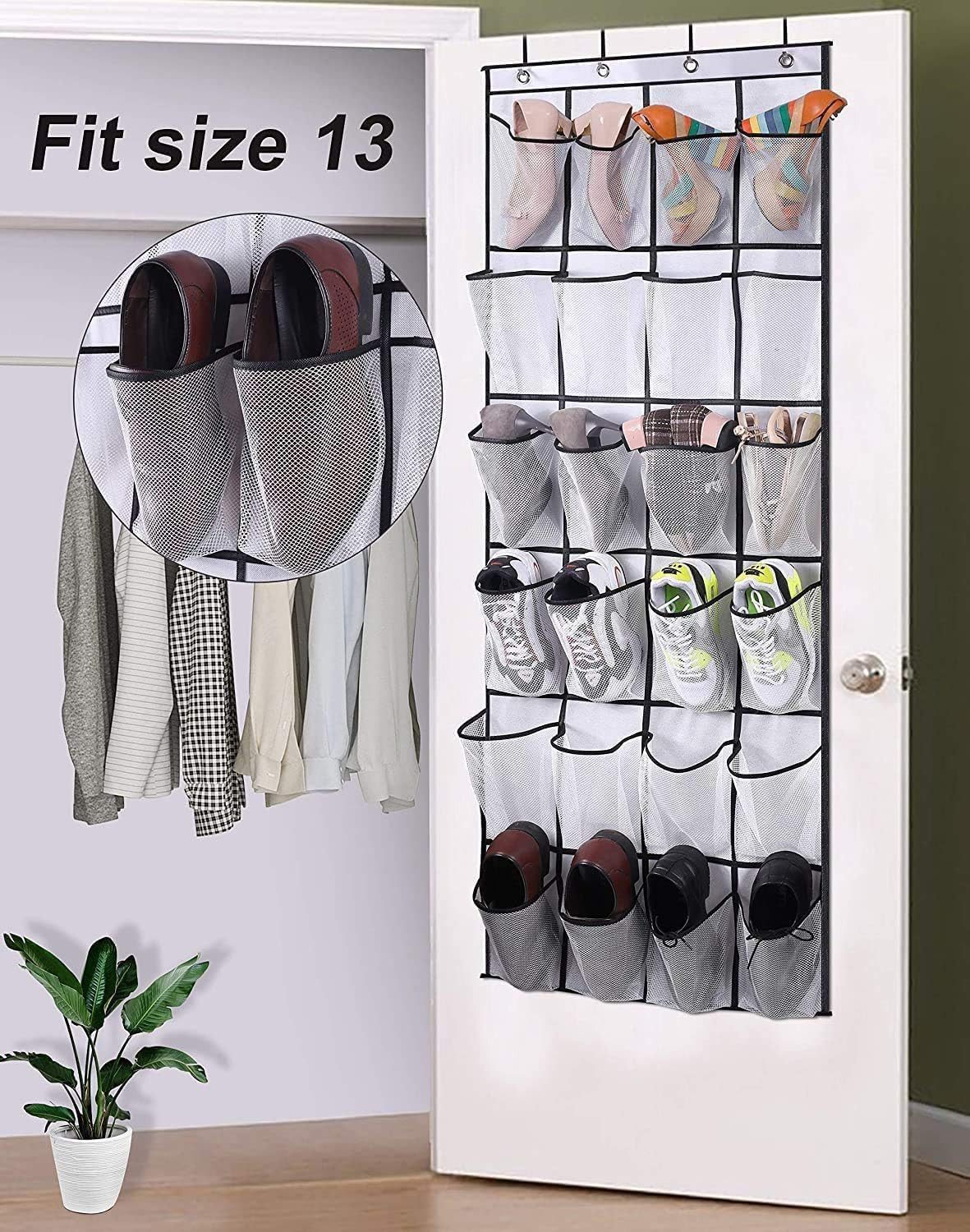 Refined Living Schuhregal Aufbewahrungstasche, Hängender Tür-Schuhorganizer günstig online kaufen
