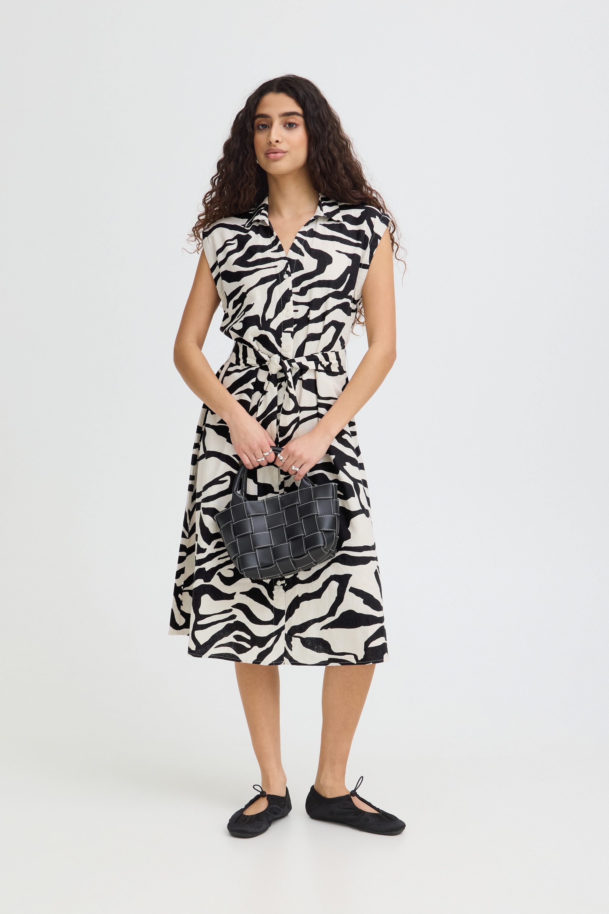 ICHI Jerseykleid Freizeitkleid IHLINNO