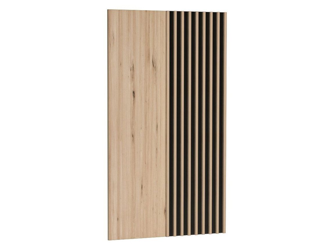 Beautysofa Wandpaneel Dekoratives CAYA C‑11, Artisan Eiche/Schwarz, modernes Loft-Design, Wandverkleidung, einfache Montage