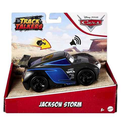 Mattel® Spielzeug-Rennwagen Mattel GXT30 - Disney - Pixar - Cars - Track Talkers - Spielzeugauto mit Sound, 15 cm, Jackson Storm