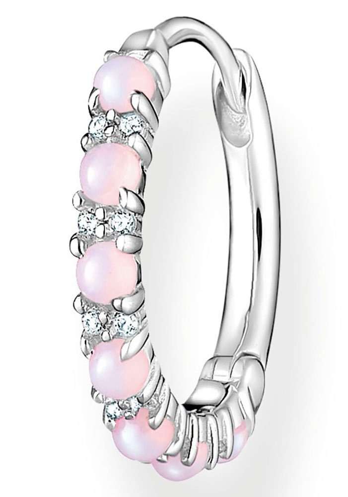 THOMAS SABO Single-Creole Rosa mit CR664-166-7, Steine, (synth) Glas-Keramik Zirkonia Stein