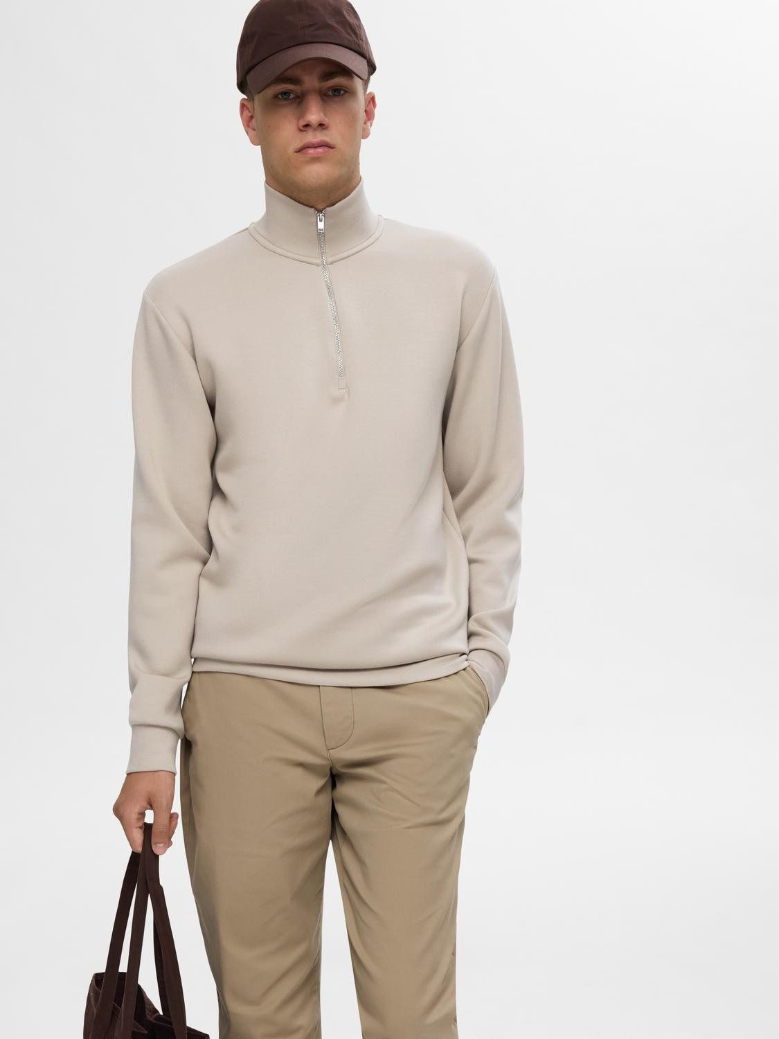 SELECTED HOMME Sweatshirt SLHEMANUEL SOFT ZIP günstig online kaufen