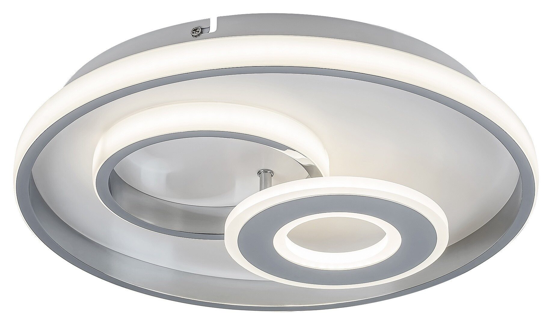 Rabalux LED Deckenleuchte "Celinda" Metall, silber, rund, 40W, neutralweiß, 2000lm, 4000K, neutralweiß