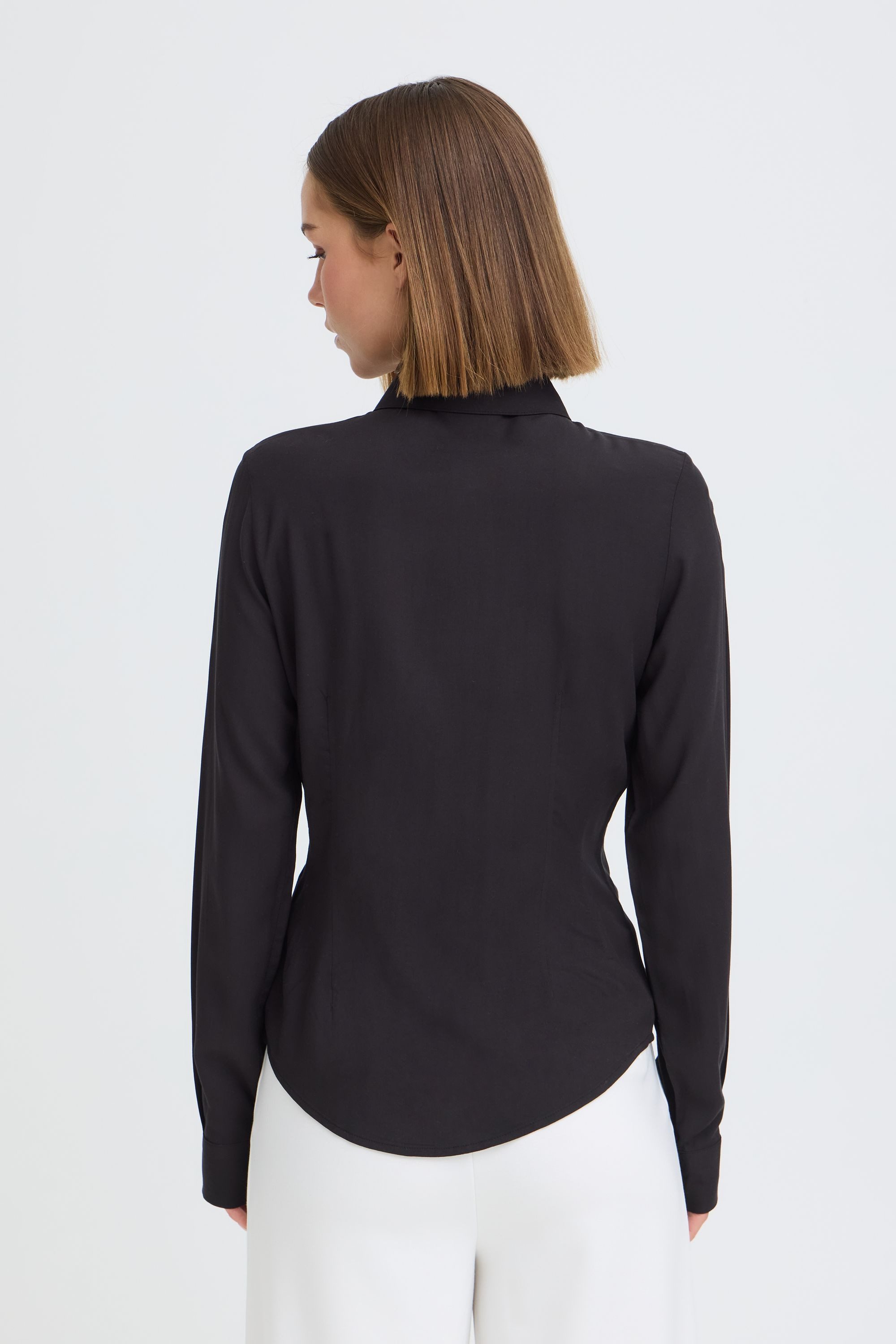 OXMO Hemdbluse OXNIlla Leichte Business Bluse - Slim Fit – Bild 4 von 5