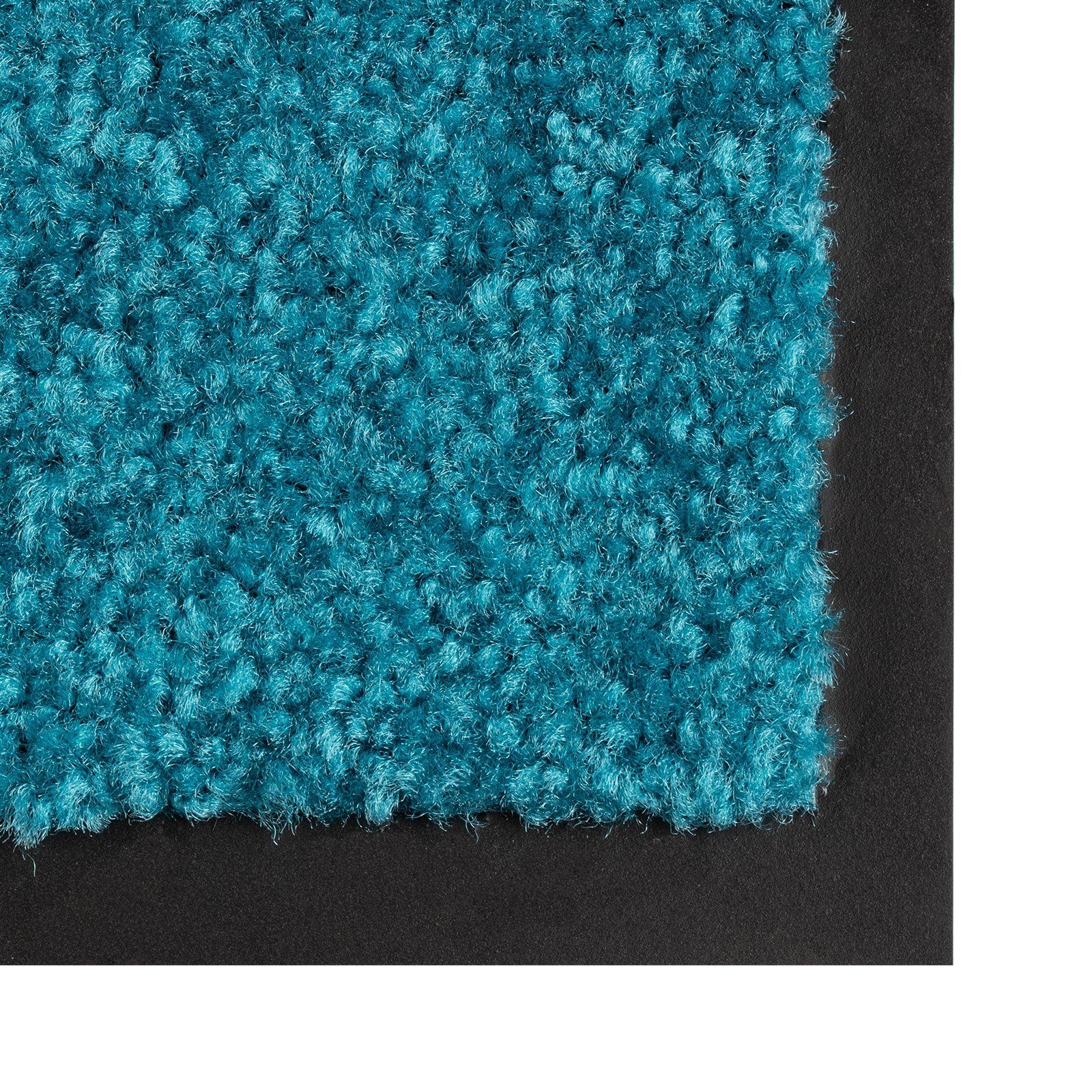 Fußmatte Use&Wash,verschiedene Höhe: mm, Karat, Farben Schmutzfangmatte Sauberlaufmatte, Größen, & 8 Rechteckig, Türkis