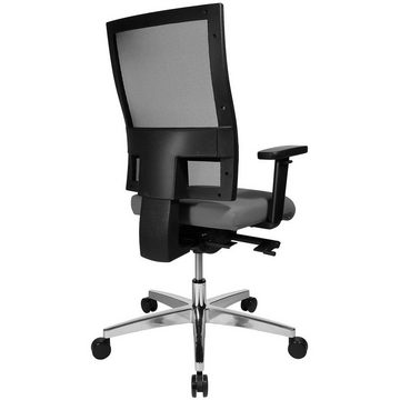 TOPSTAR Bürostuhl 1 Stuhl Bürostuhl Profi Net 11 High - hellgrau/schwarz