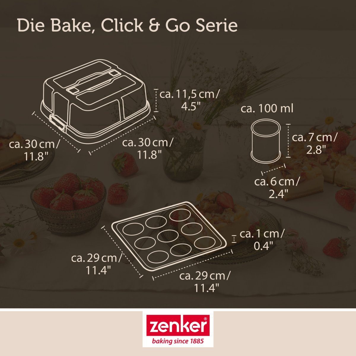 Click Zenker Go Bake, & Backblech
