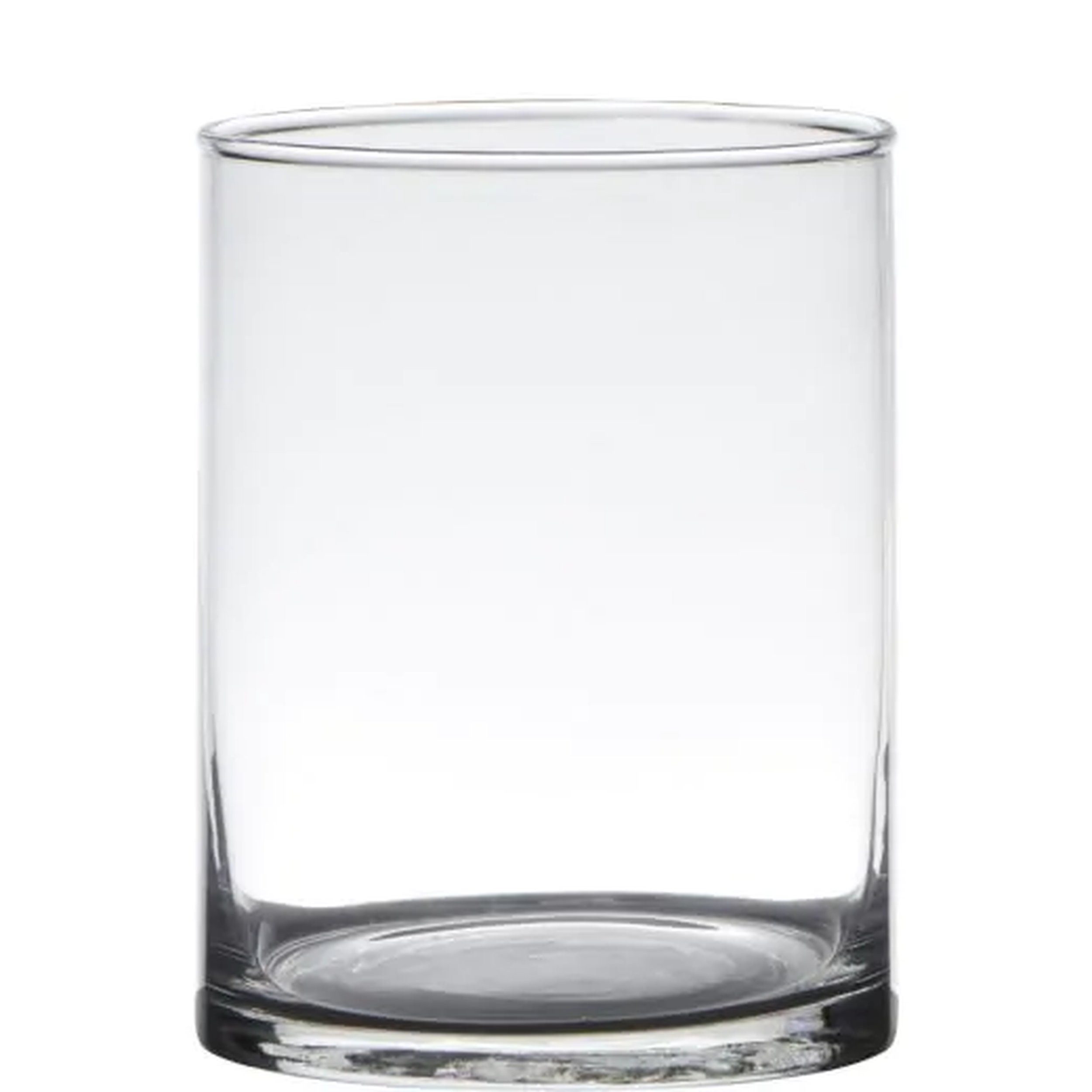 Hakbijl Glass Tischvase Transparente Zylinder Vase 12x12x20cm Spülmaschinenfest (1 St)