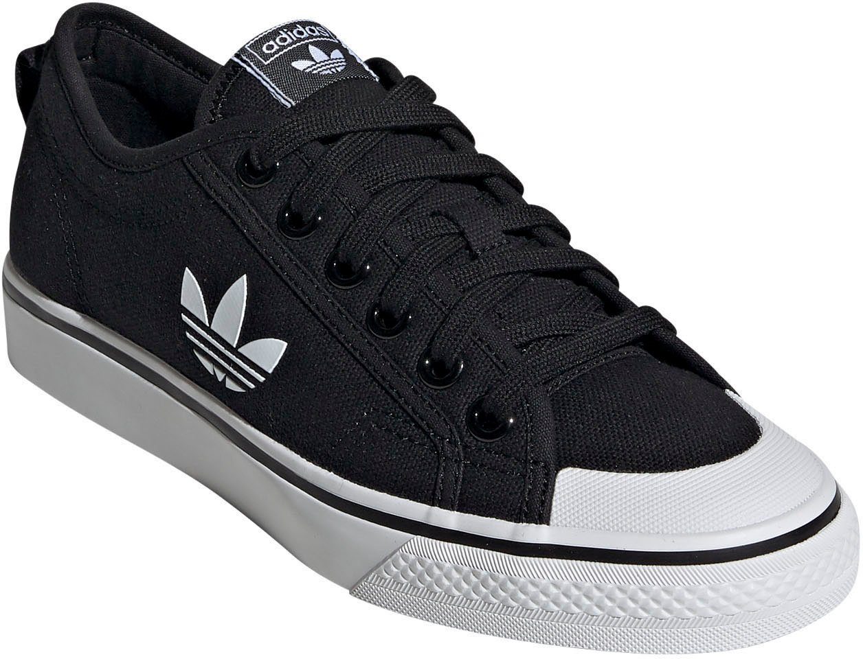 adidas nizza trefoil black