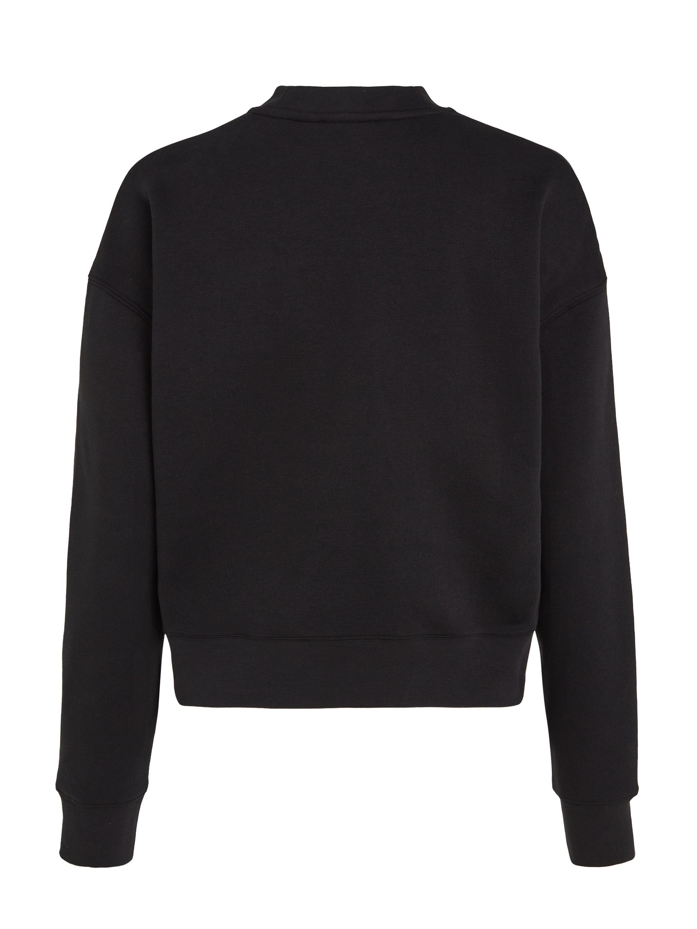 Calvin Klein Sweatshirt METALLIC MICRO LOGO Ck Black SWEATSHIRT