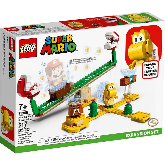 LEGO® Konstruktionsspielsteine LEGO Super Mario - Piranha-Pflanze-Powerwippe - (Set 217 St)