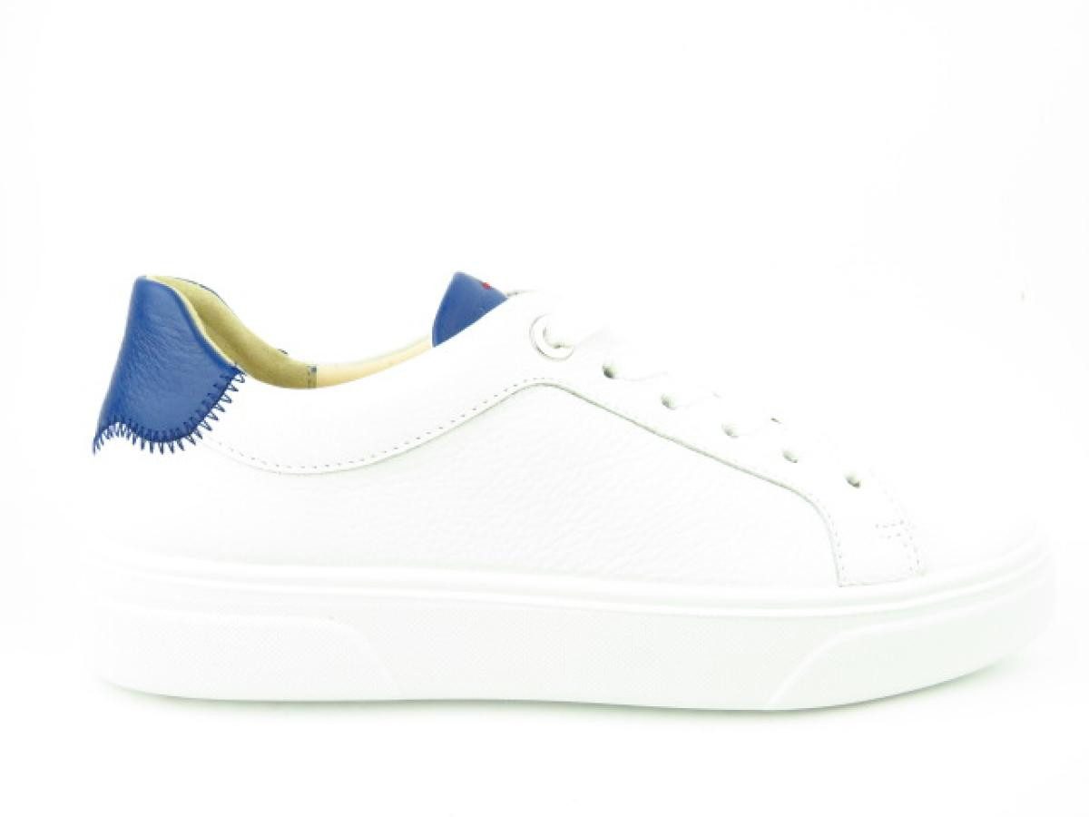 Lloyd Courtyard white cobalt Schnürschuh