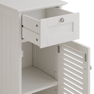 Vicco Midischrank Badezimmerschrank Riad Weiß