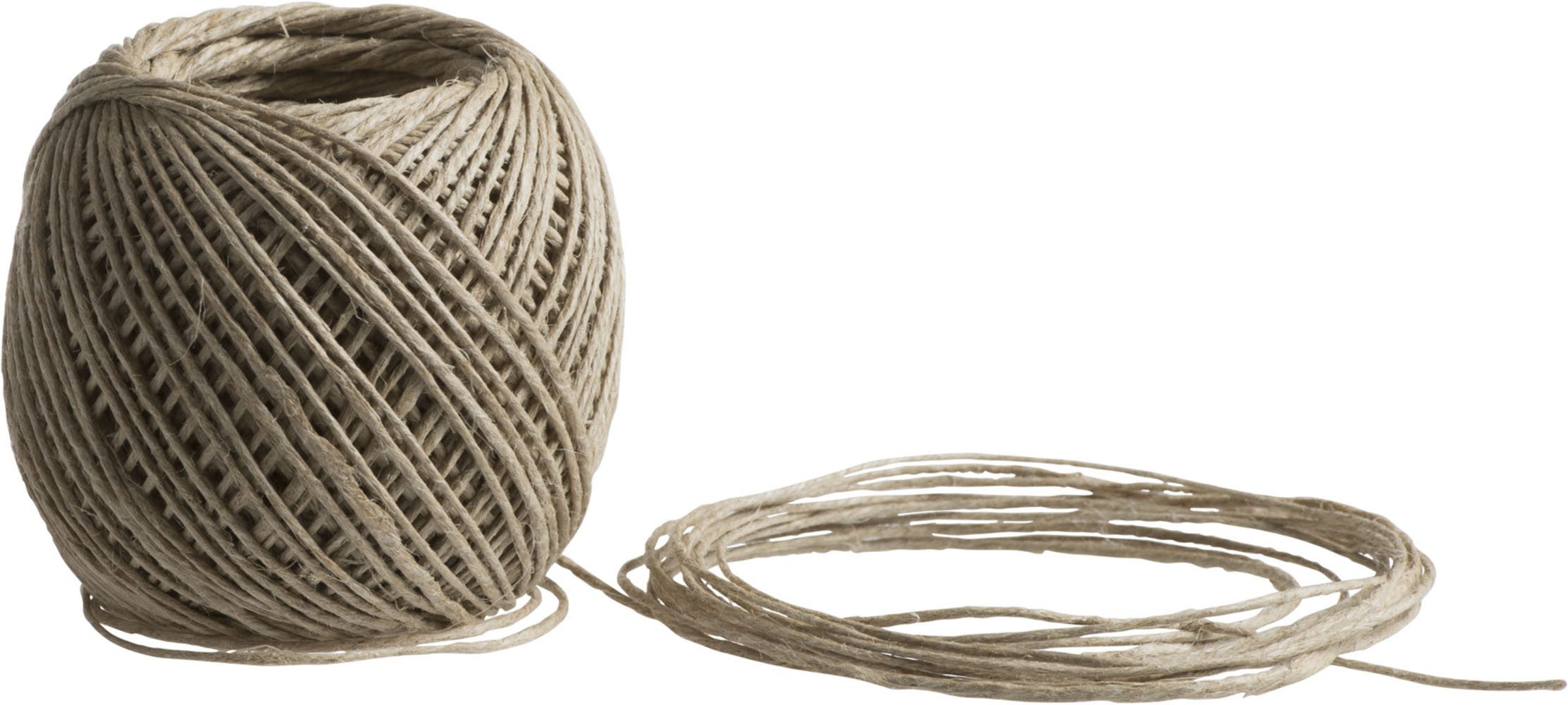 Windhager Pflanzschnur Flachs Gartenschnur aus reinem Material (1-tlg), Jute-Sch