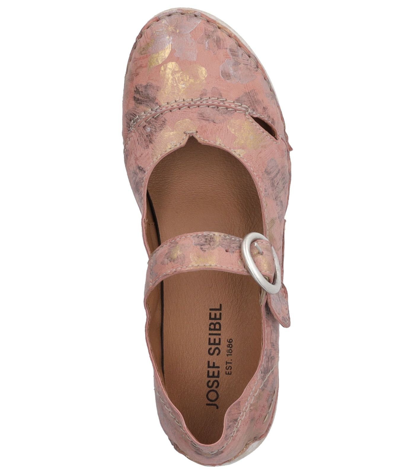 Leder Rosa Ballerinas Seibel Riemchenballerina Josef