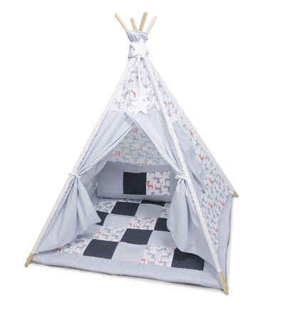 Amilian Spielzelt Tipi Zelt für Kinder Spielhaus für Kinderzimmer Tippi; Teepee; Tent