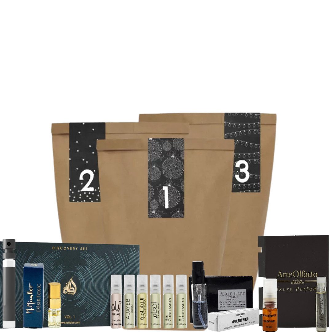 HairGecko DIY-Adventskalender 24 Days of Fragrance – Men’s Edition (24-tlg)