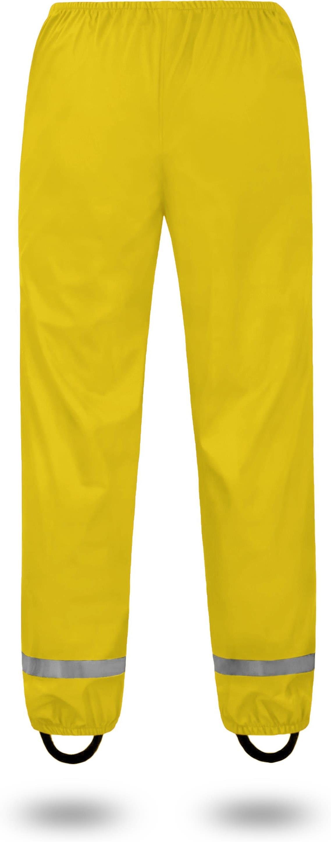 normani Regenhose Kinder Regenhose York Jungen und Mädchen - Wind- und wasserdichte Regenhose mit Reflektoren