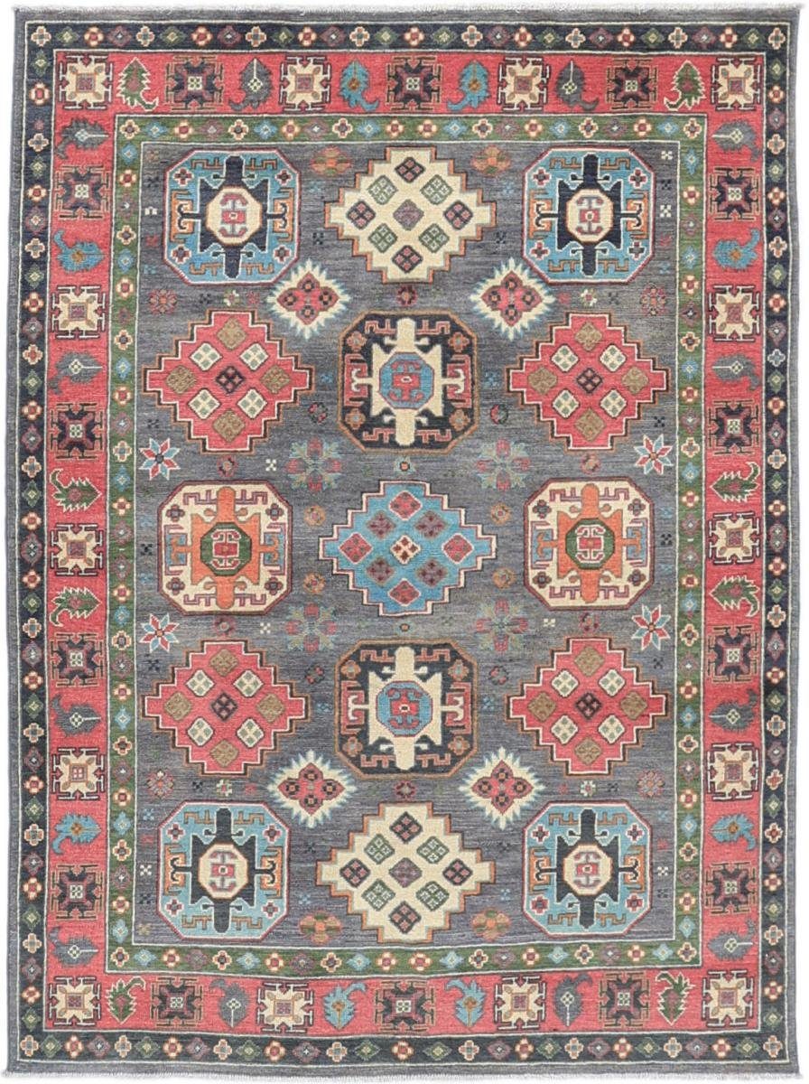 Orientteppich Kazak 159x210 Handgeknüpfter Orientteppich, Nain Trading, rechteckig, Höhe: 5 mm