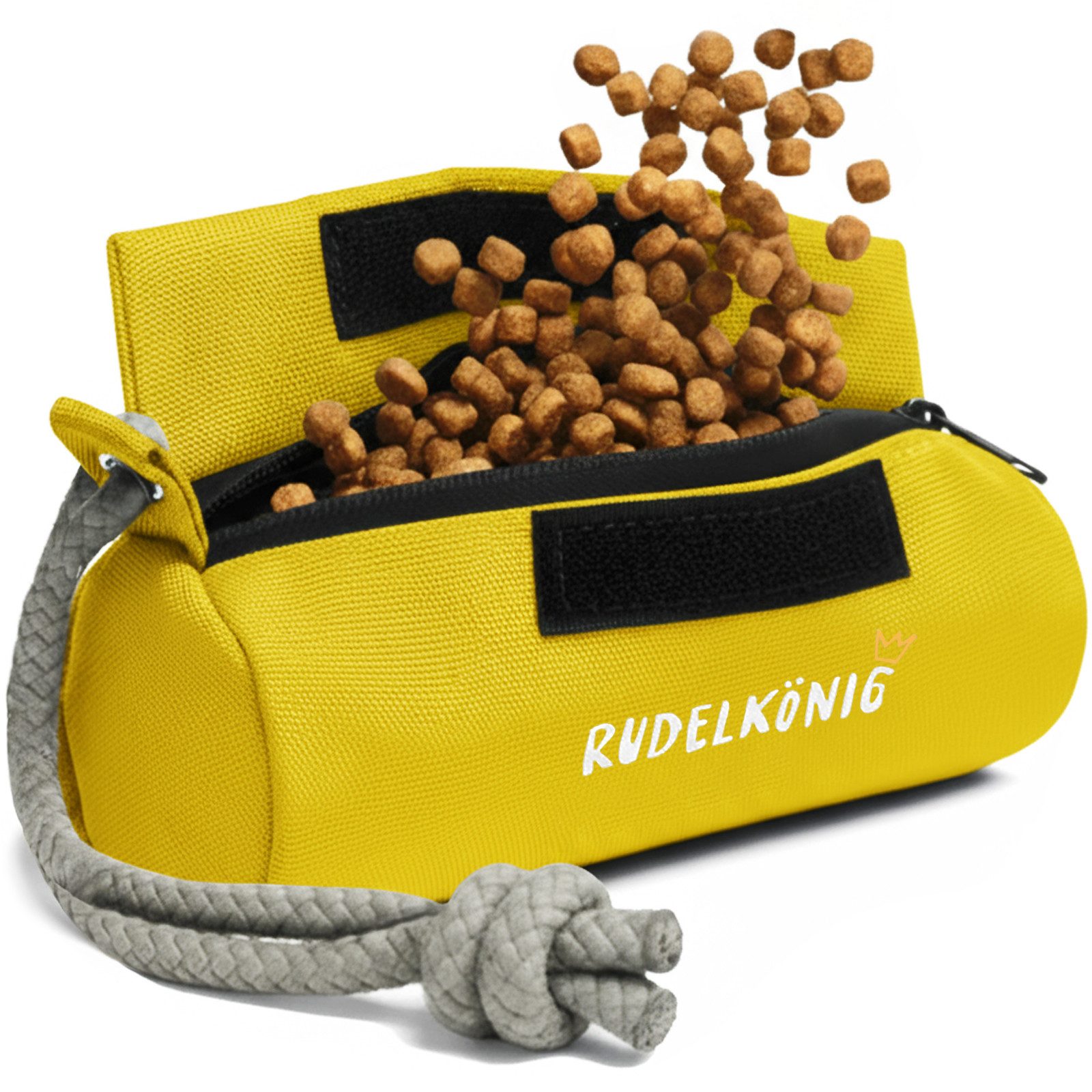 Rudelkönig Tier-Intelligenzspielzeug Futterbeutel für Hunde, Apportierbeutel für Hundetraining, Futterdummy, Polyester, (1-tlg) Robuster Trainingsdummy für Nass- und Trockenfutter