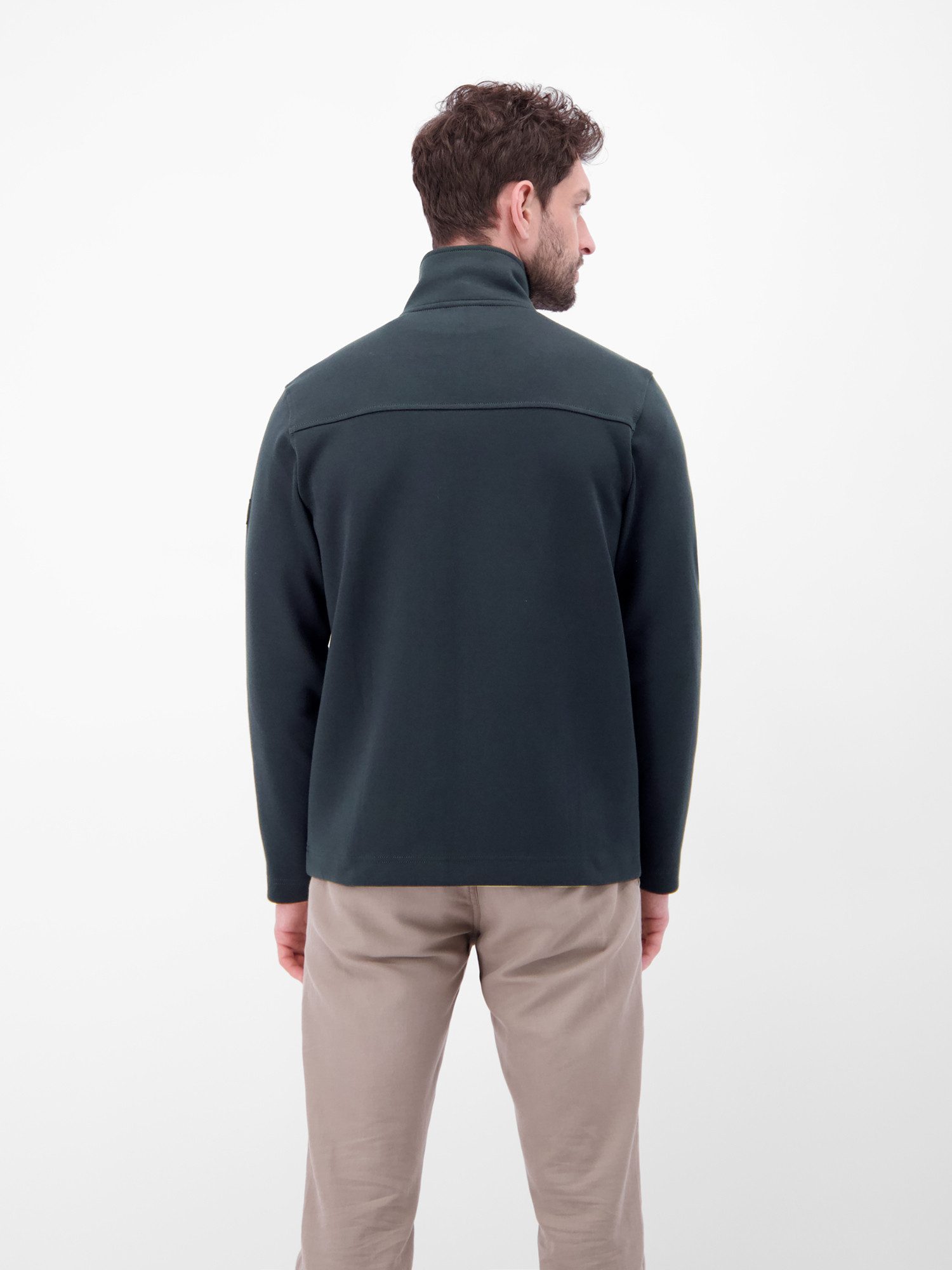 LERROS Sweatjacke Sweatjacke mit Brusttaschen
