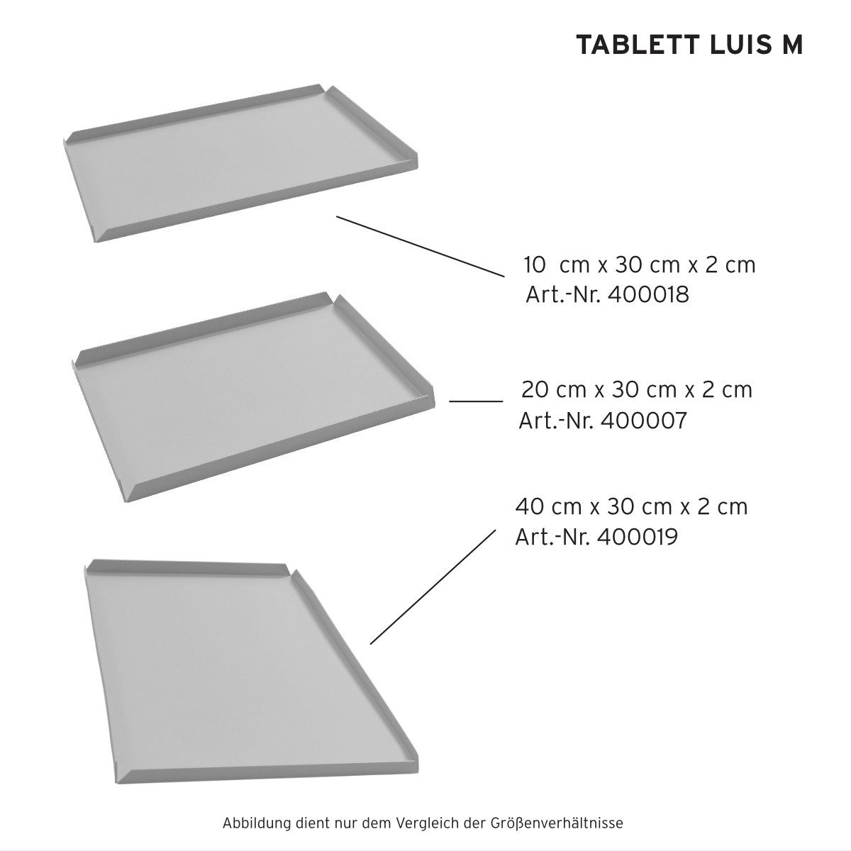 LunaVia Dekoschale Tablett LUIS M