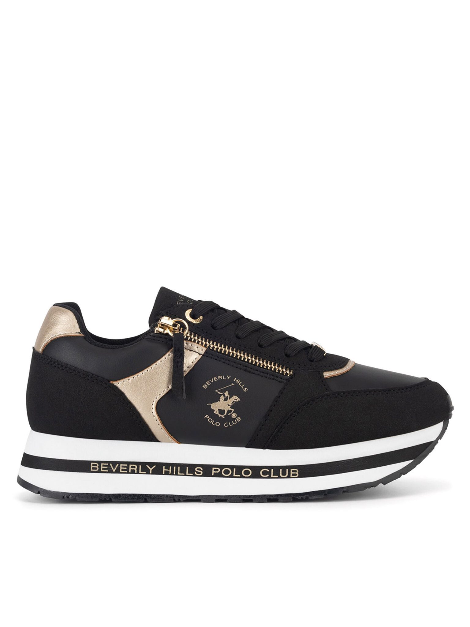 Beverly Hills Polo Club Sneakers Damen V12-694 Schwarz Sneaker
