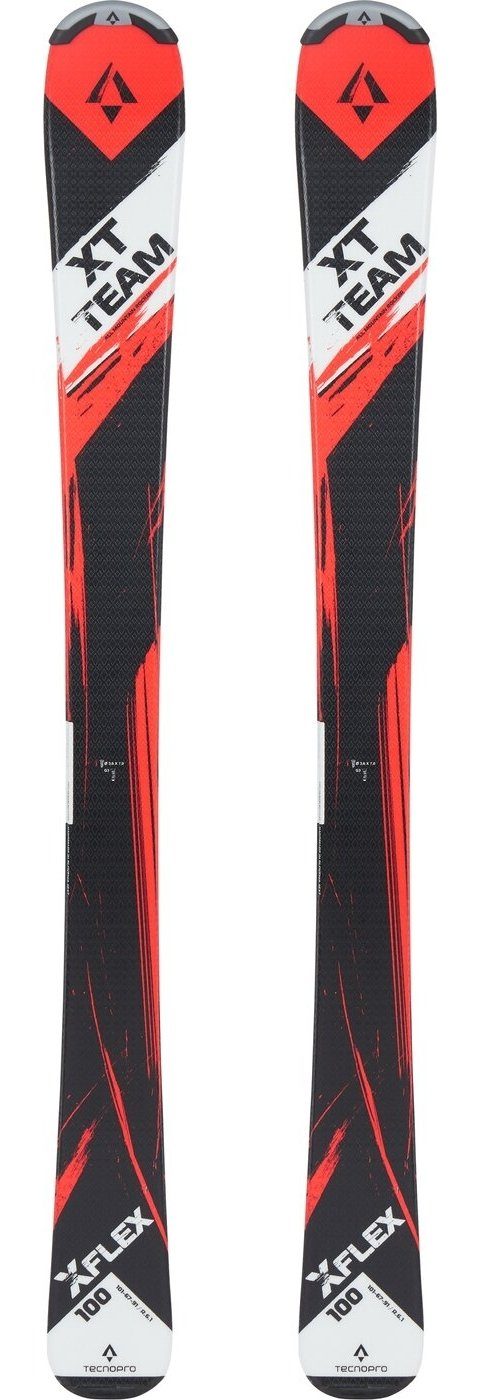 SCHWARZ/HELLROT Ki.-Allmountain-Ski TECNOPRO Team XT Ski