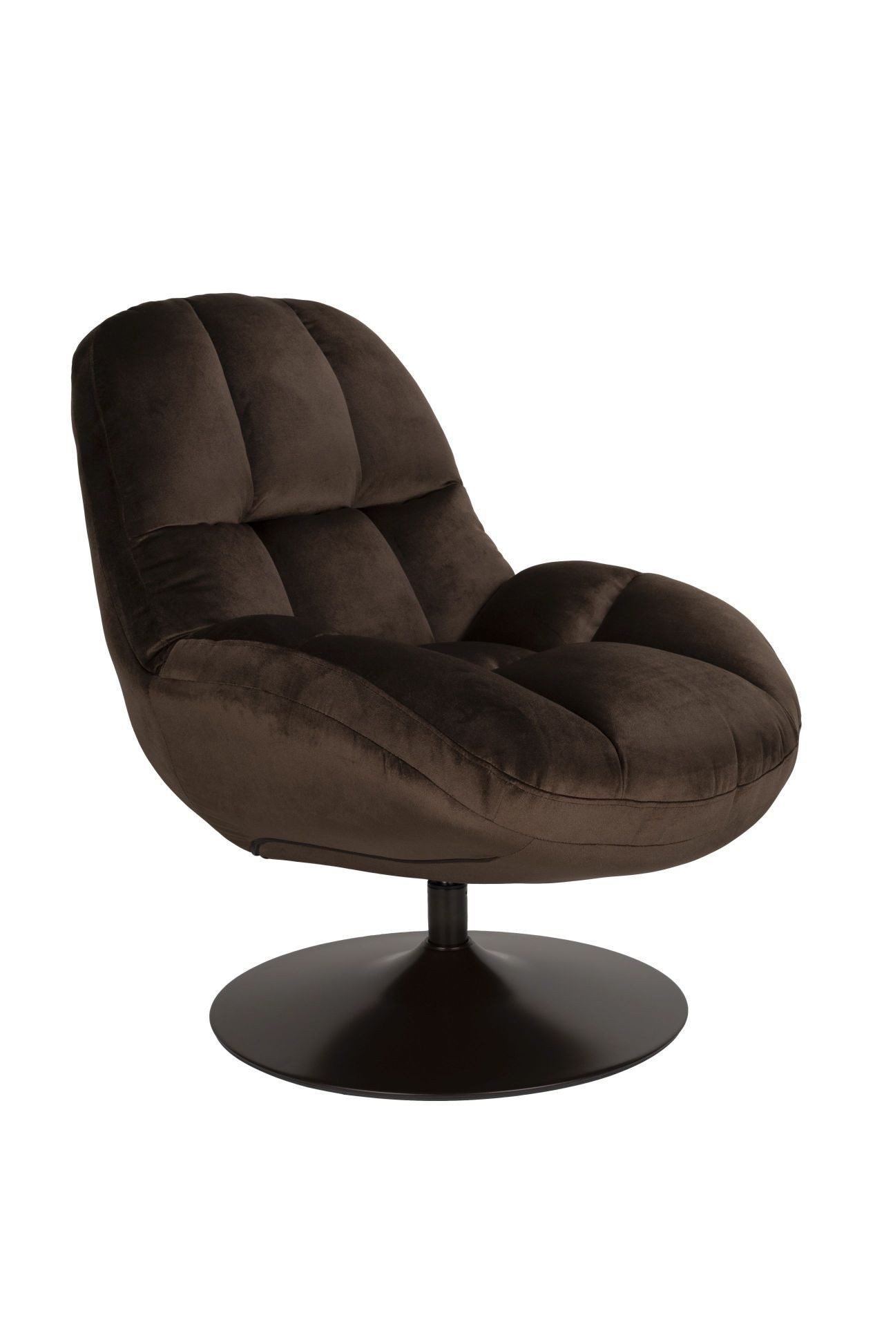 Vintagehaus Loungesessel Retro Drehsessel Beefy