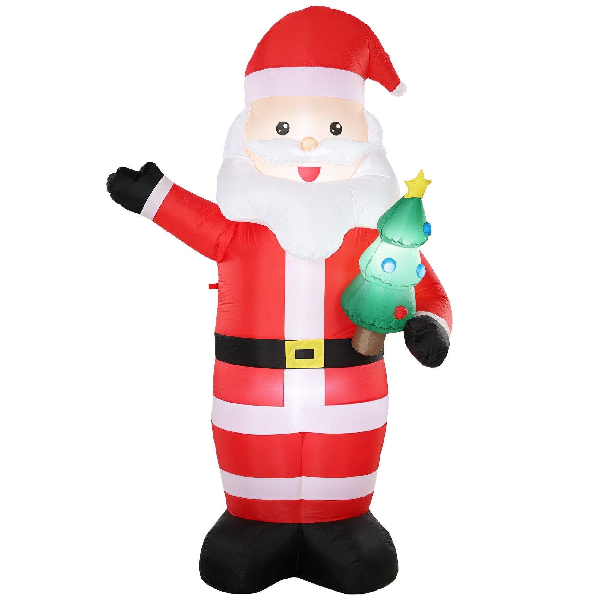 FELIXLEO Weihnachtsfigur Aufblasbarer Weihnachtsmann 2 43 m für Innen und Außen (1 St)
