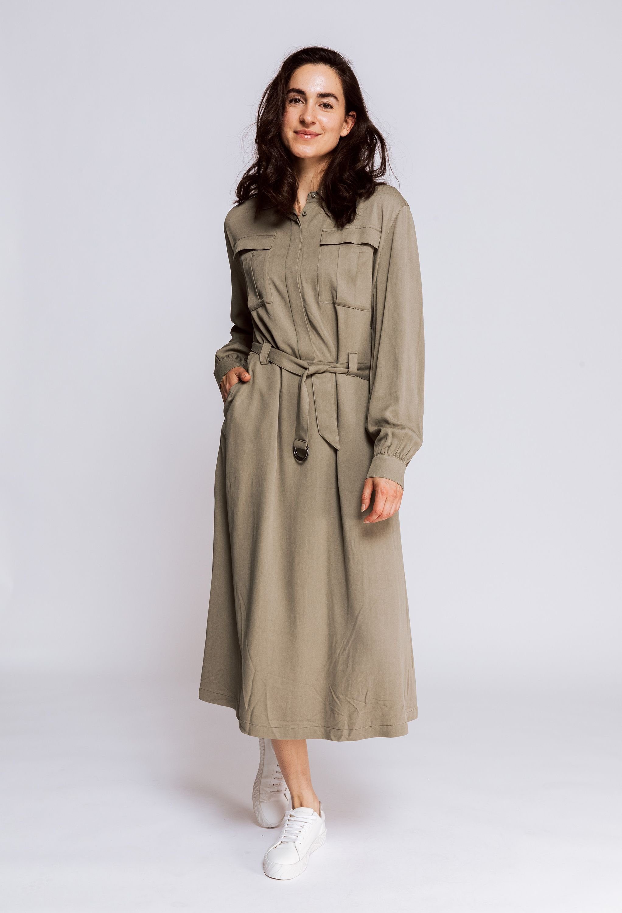 Zhrill Shirtkleid Blusenkleid AHRI Olive (0-tlg) günstig online kaufen